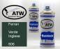 Preview: Ferrari, Verde Inglese, 606: 400ml Sprühdose + 400ml Klarlack - Set, von ATW Autoteile West.